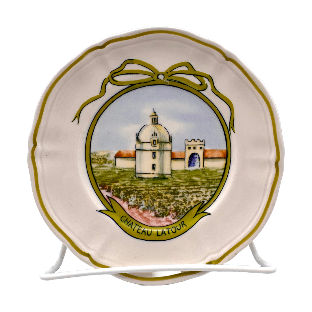 Chateau Vineyard Plates - Chateau Latour & Dom Perignon