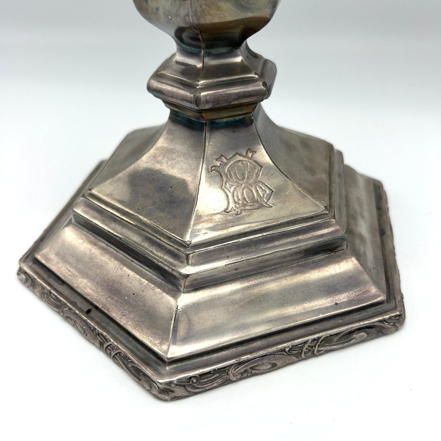 Victorian 1800's Reed and Barton Candelabra Candlestick Holder