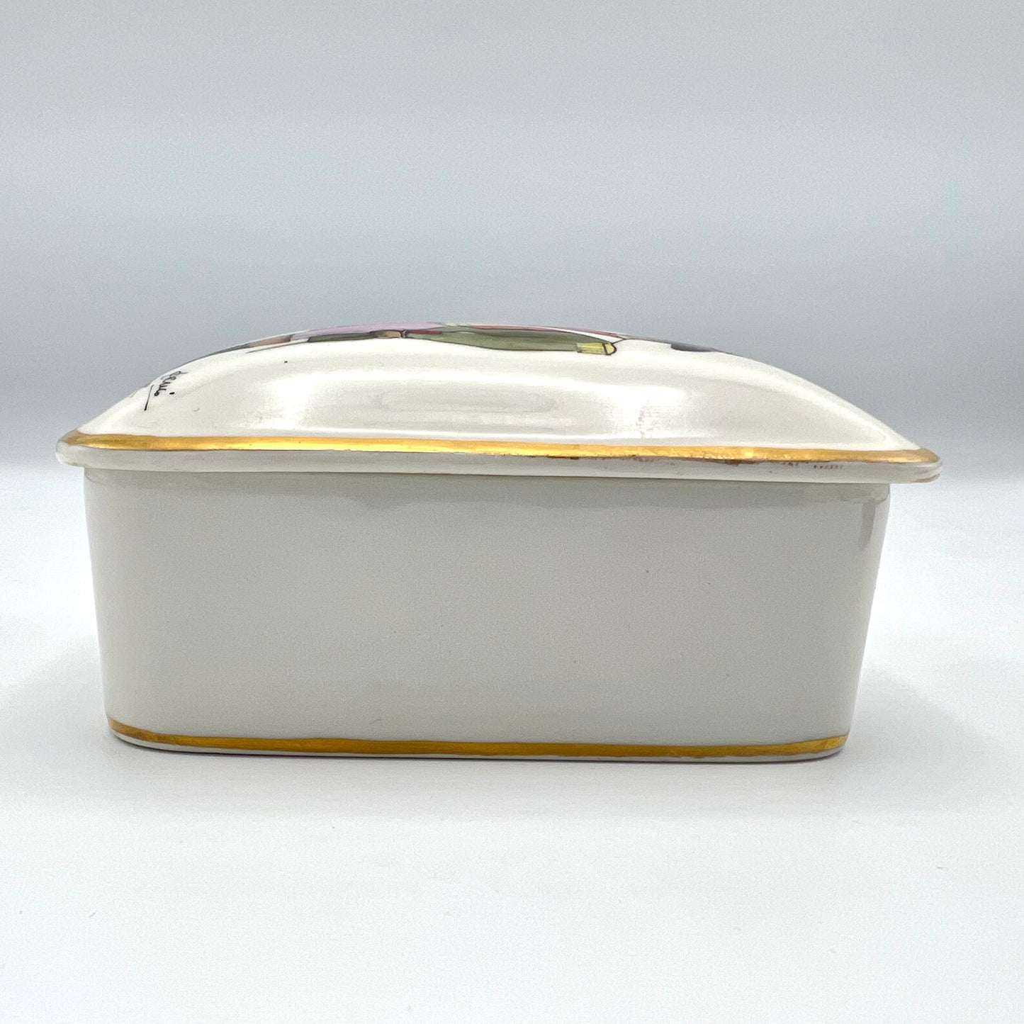 Rare Victorian Limoges France Trinket / Jewelry / Snuff Box
