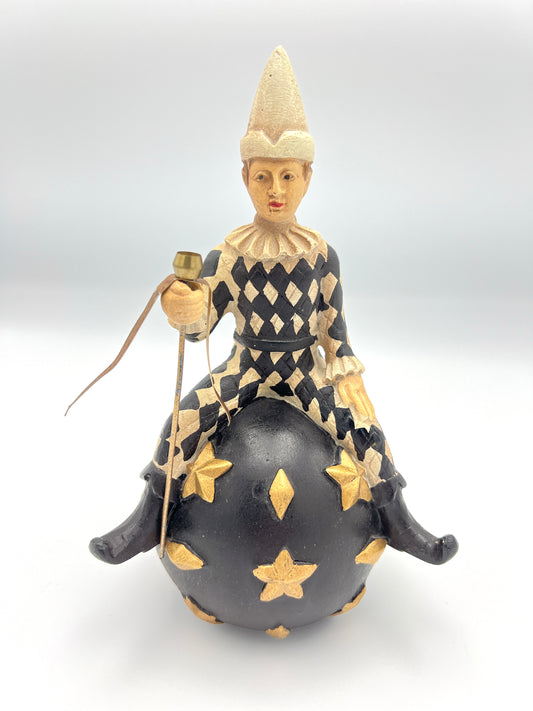 Charming Vintage Italian Jester Decor Figure