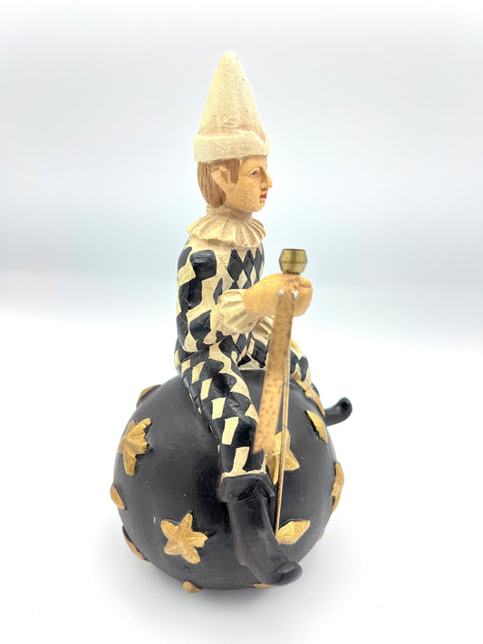 Charming Vintage Italian Jester Decor Figure