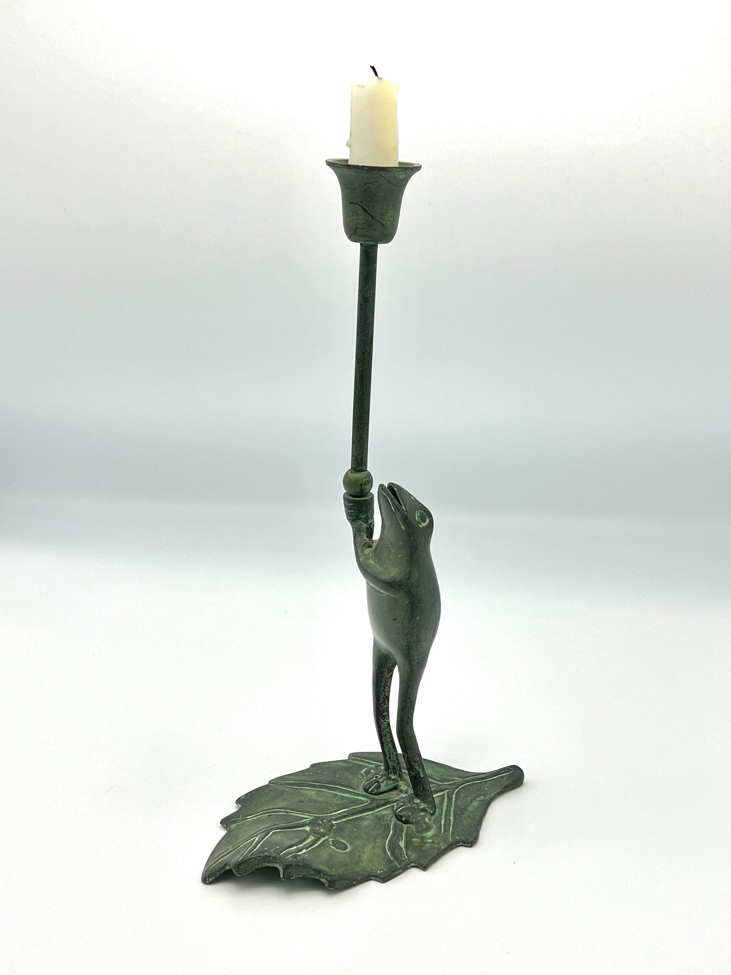 Frog Candlestick Holder