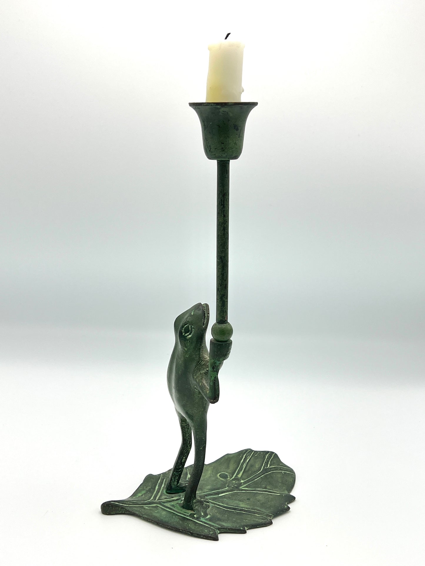 Frog Candlestick Holder
