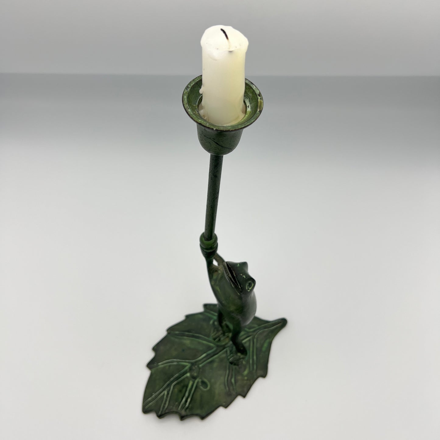 Frog Candlestick Holder