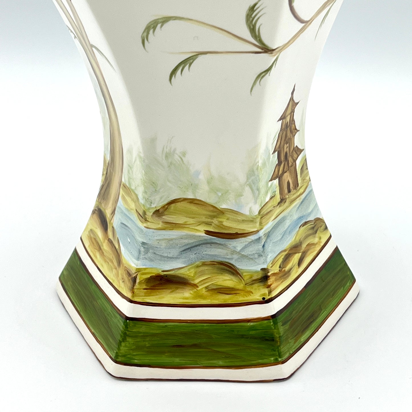 Vintage Jeanne Reeds Porcelain Decorative White Jar With Birds