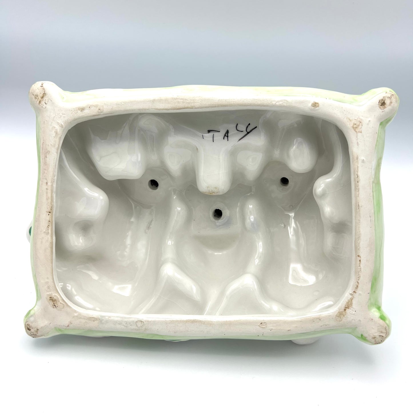 Vintage Midcentury Italian Puppy Dog Porcelain Sculpture Late 1940’s